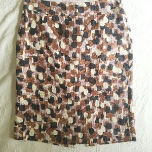 *CCO* J. Crew abstract Pencil Skirt